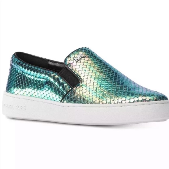 Michael Kors Shoes - Michael Kors Keaton iridescent slip on sneaker
